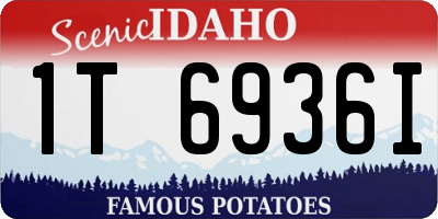 ID license plate 1T6936I