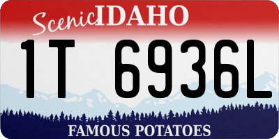 ID license plate 1T6936L