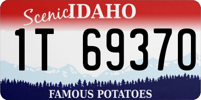 ID license plate 1T6937O