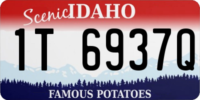 ID license plate 1T6937Q