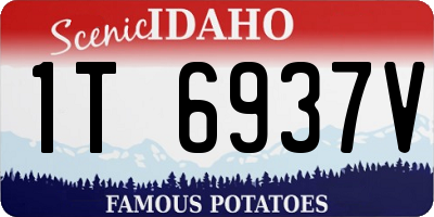 ID license plate 1T6937V