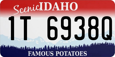 ID license plate 1T6938Q