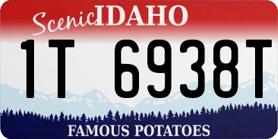 ID license plate 1T6938T