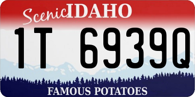 ID license plate 1T6939Q
