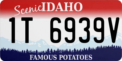 ID license plate 1T6939V