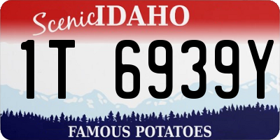 ID license plate 1T6939Y