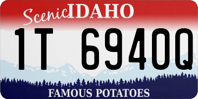 ID license plate 1T6940Q