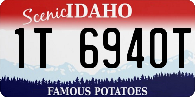 ID license plate 1T6940T