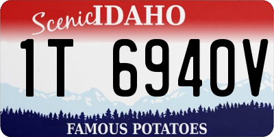 ID license plate 1T6940V