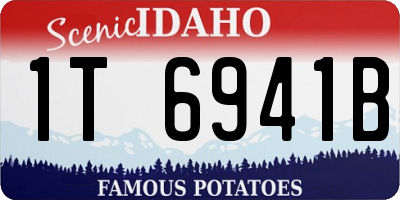 ID license plate 1T6941B