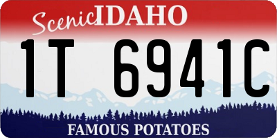 ID license plate 1T6941C