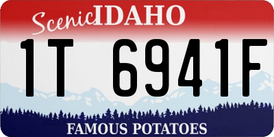 ID license plate 1T6941F
