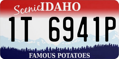 ID license plate 1T6941P