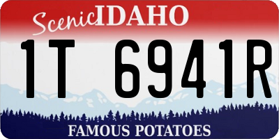 ID license plate 1T6941R