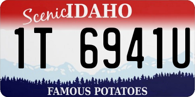 ID license plate 1T6941U