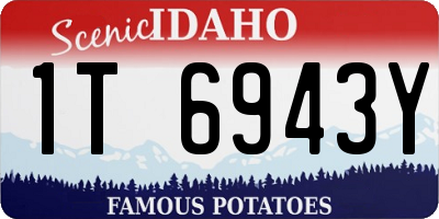 ID license plate 1T6943Y