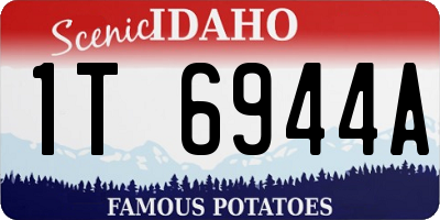 ID license plate 1T6944A