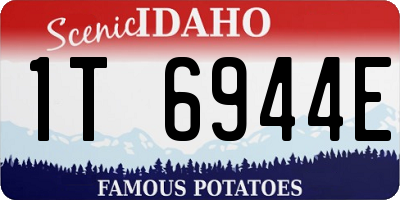 ID license plate 1T6944E