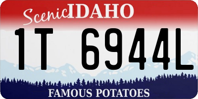 ID license plate 1T6944L