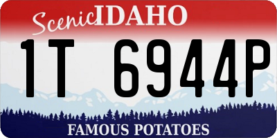 ID license plate 1T6944P