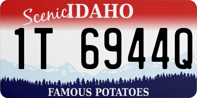ID license plate 1T6944Q