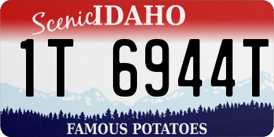 ID license plate 1T6944T