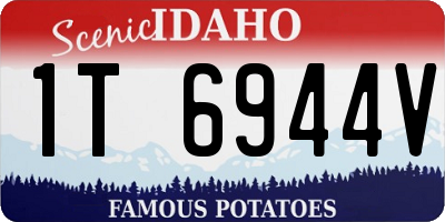 ID license plate 1T6944V