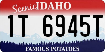 ID license plate 1T6945T