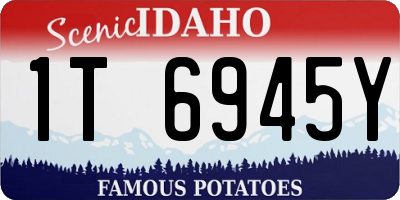 ID license plate 1T6945Y