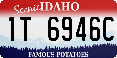 ID license plate 1T6946C