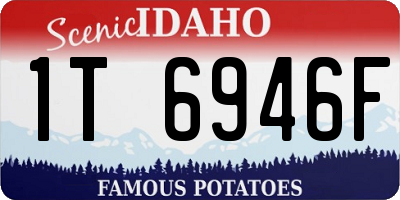 ID license plate 1T6946F