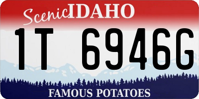 ID license plate 1T6946G