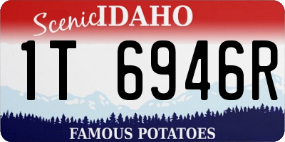 ID license plate 1T6946R