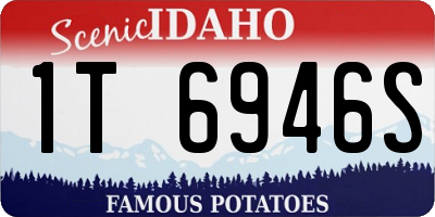 ID license plate 1T6946S