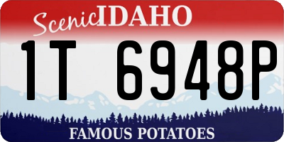 ID license plate 1T6948P
