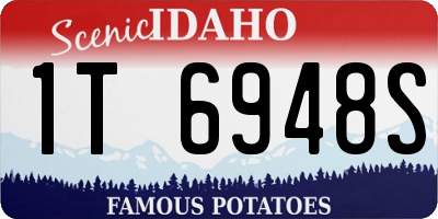ID license plate 1T6948S