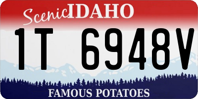 ID license plate 1T6948V