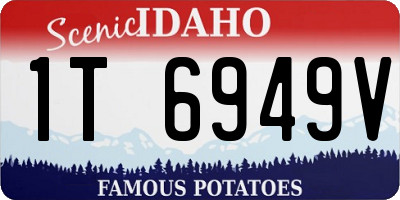 ID license plate 1T6949V
