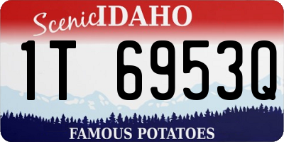 ID license plate 1T6953Q