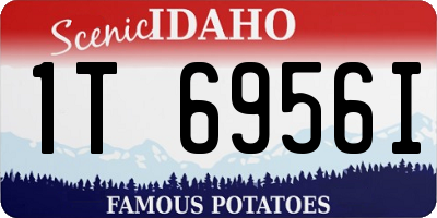 ID license plate 1T6956I