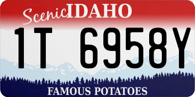 ID license plate 1T6958Y