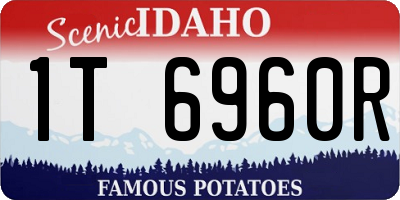 ID license plate 1T6960R