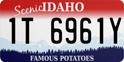 ID license plate 1T6961Y