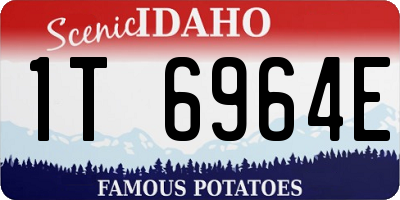 ID license plate 1T6964E