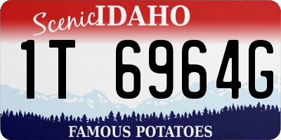 ID license plate 1T6964G
