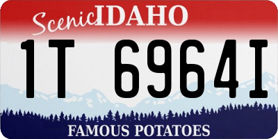 ID license plate 1T6964I