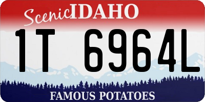 ID license plate 1T6964L