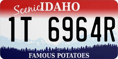 ID license plate 1T6964R