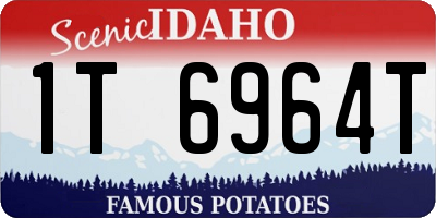 ID license plate 1T6964T