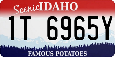 ID license plate 1T6965Y